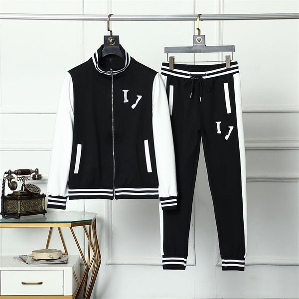 men's sportswear coat set spring and autumn fashion designer casual sports wear coat men's trousers sportswear casual suit with le, Gray
men's sportswear coat set spring and autumn fashion designer casual sports wear coat men's trousers sportswear casual suit with le, Gray