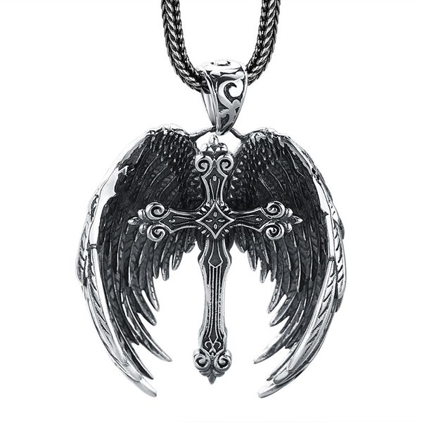cross wing pendant necklaces 925 sterling silver necklace vintage gothic punk hiphop fashion timeless mens vintage fine jewelry accessories
cross wing pendant necklaces 925 sterling silver necklace vintage gothic punk hiphop fashion timeless mens vintage fine jewelry accessories