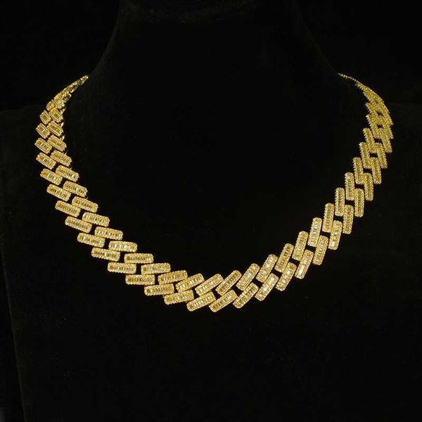 zuanfa new design iced out baguette cz 7 times 18k gold plating cuban link chain necklace, Silver
zuanfa new design iced out baguette cz 7 times 18k gold plating cuban link chain necklace, Silver