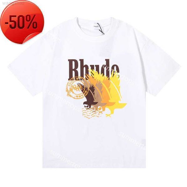 2023 rhude men's t-shirts designer gradient color flying bird printing oversized shirts luxury brand fashion shirt for men casual mens, Black
2023 rhude men's t-shirts designer gradient color flying bird printing oversized shirts luxury brand fashion shirt for men casual mens, Black