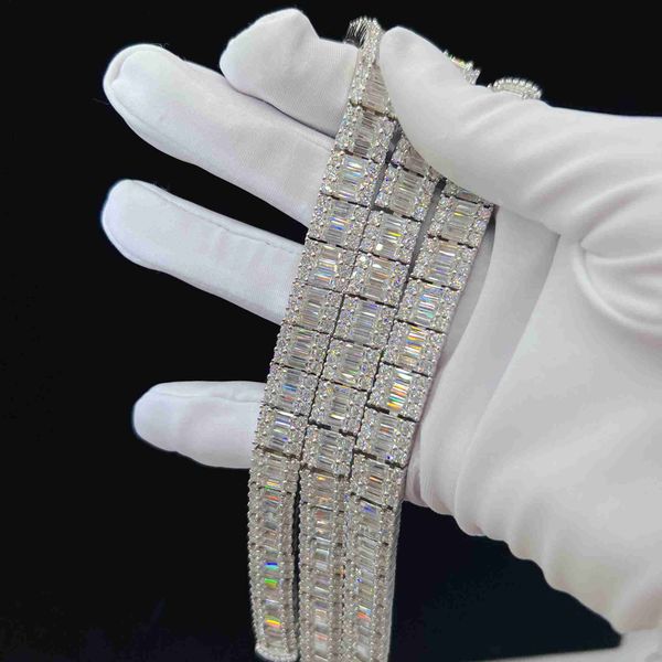sterling silver s925 fine jewelry bracelet bangles iced out vvs baguette moissanite diamond cuban link chain
sterling silver s925 fine jewelry bracelet bangles iced out vvs baguette moissanite diamond cuban link chain