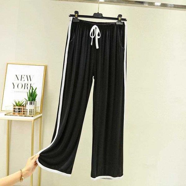 summer womens pant modal elastic plus size side white stripe yoga loose sports and, Black;white
summer womens pant modal elastic plus size side white stripe yoga loose sports and, Black;white
