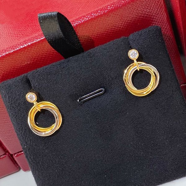 trinity earring charms for woman stud designer diamond gold plated 18k t0p quality official reproductions jewelry brand designer premium gif, White
trinity earring charms for woman stud designer diamond gold plated 18k t0p quality official reproductions jewelry brand designer premium gif, White