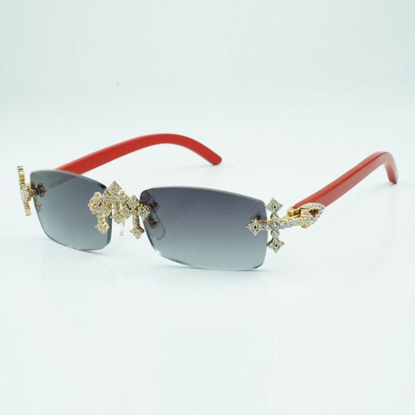 cross diamond cool sunglasses 3524012 with natural red wooden legs and 56 mm cut lens, White;black
cross diamond cool sunglasses 3524012 with natural red wooden legs and 56 mm cut lens, White;black