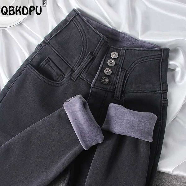 2023 new winter thicken women's jeans fashion slim high waist plus velvet denim trousers gray warm oversized skinny vaqueros, Blue
2023 new winter thicken women's jeans fashion slim high waist plus velvet denim trousers gray warm oversized skinny vaqueros, Blue