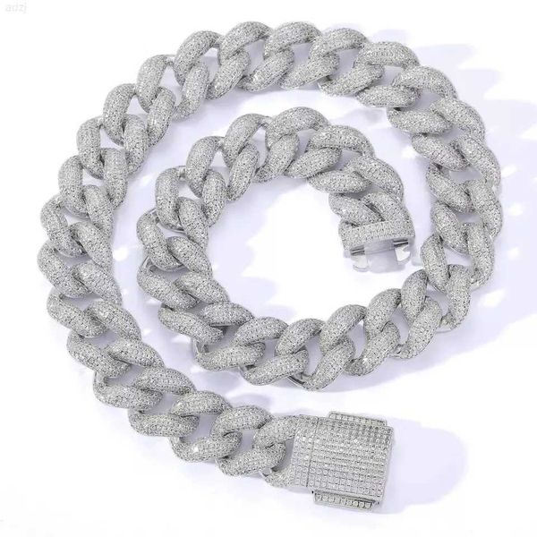 hip hop 18mm iced out 925 sterling silver vvs d color moissanite diamond pass diamond test cuban link chain necklace for men
hip hop 18mm iced out 925 sterling silver vvs d color moissanite diamond pass diamond test cuban link chain necklace for men