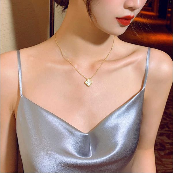 clover necklace korean senior four leaf clover women's summer 2023 new fashion small crowd design collarbone chain cold wind luxury, Silver
clover necklace korean senior four leaf clover women's summer 2023 new fashion small crowd design collarbone chain cold wind luxury, Silver