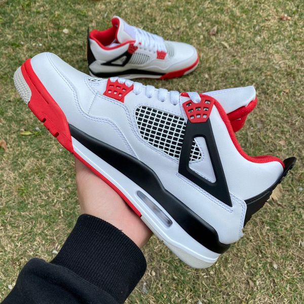 jumpman 4 fire red mens womens basketball shoes 4s white black-tech grey-fire red sport sneakers dc7770-160 size us 5.5~13
jumpman 4 fire red mens womens basketball shoes 4s white black-tech grey-fire red sport sneakers dc7770-160 size us 5.5~13