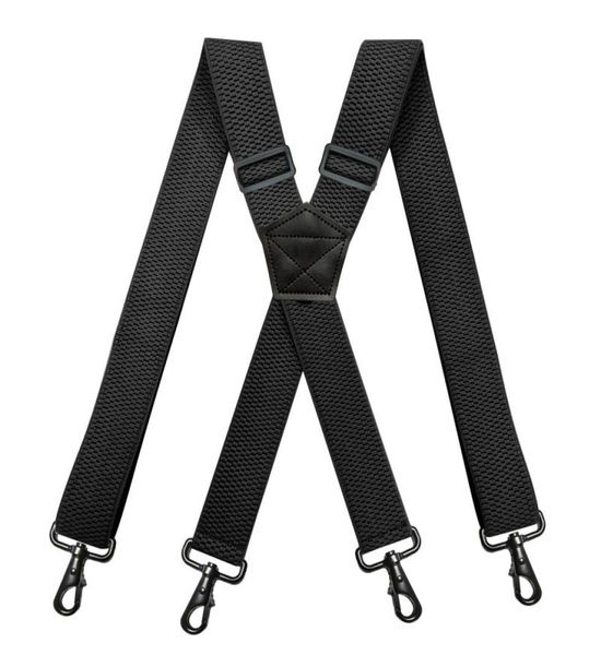 mens heavy duty work suspenders 38cm wide xshape with 4 swivel snap hooks adjustable elastic biker snowboard trouser braces1916664, Black;white
mens heavy duty work suspenders 38cm wide xshape with 4 swivel snap hooks adjustable elastic biker snowboard trouser braces1916664, Black;white