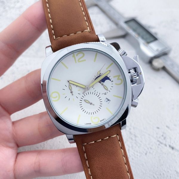 new wrist watches for men 2023 mens watches all dials work quartz watch italy luxury brand chronograph clock fashion leather strap montre, Slivery;golden
new wrist watches for men 2023 mens watches all dials work quartz watch italy luxury brand chronograph clock fashion leather strap montre, Slivery;golden