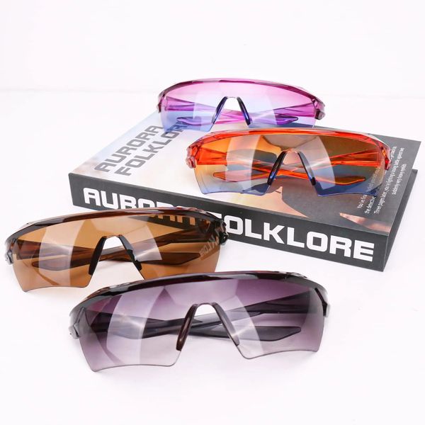 Image of Outdoor Eyewear 1Pc Cycling Glasses Men Women Sport Sunglasse Baseball Riding Fishing Running Colorful 231102