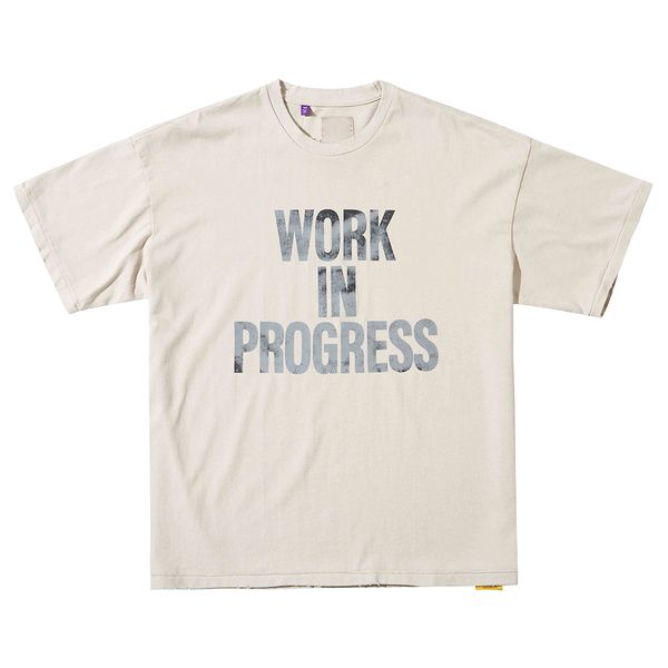 23ss new classic woman men's t-shirts vacation washed work in progress tee letter printed casual summer short sleeve fashion breathable, White;black
23ss new classic woman men's t-shirts vacation washed work in progress tee letter printed casual summer short sleeve fashion breathable, White;black