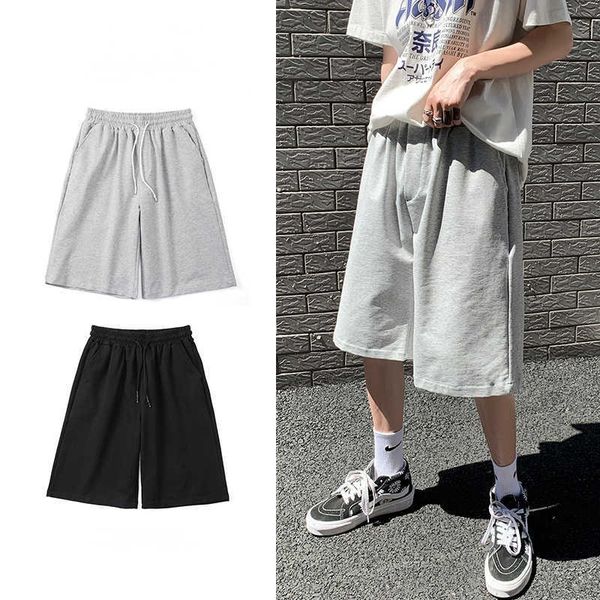 men's shorts straight casual men clothing summer new korean oversized solid color simple drawstring baggy male sweatpants p230308, White;black
men's shorts straight casual men clothing summer new korean oversized solid color simple drawstring baggy male sweatpants p230308, White;black