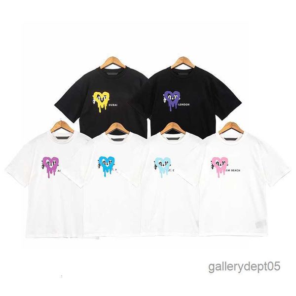 mens designer tshirt men's t-shirts palms spray love heart print short-sleeved t shirt fashion angels women graphic tees, White;black
mens designer tshirt men's t-shirts palms spray love heart print short-sleeved t shirt fashion angels women graphic tees, White;black
