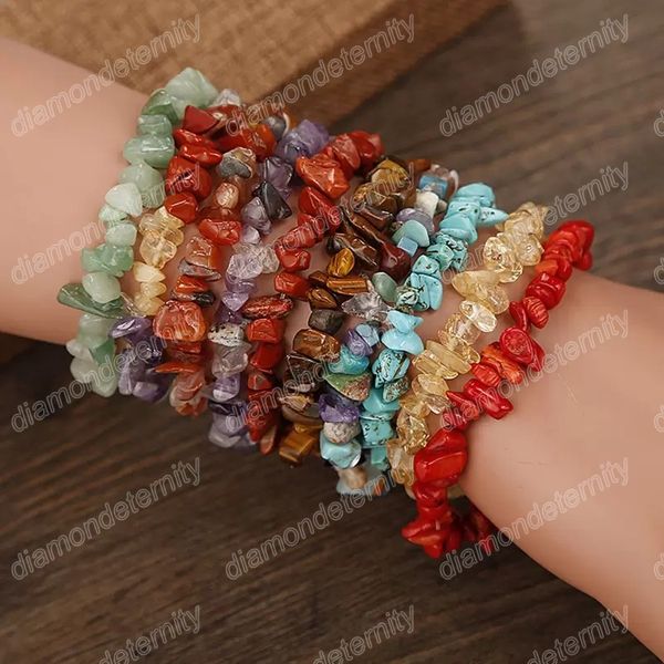 single bangle natural crystal stone bracelet crushed stone beaded bracelets chakra stones palm reiki healing gemstone braided creative gift, Black
single bangle natural crystal stone bracelet crushed stone beaded bracelets chakra stones palm reiki healing gemstone braided creative gift, Black