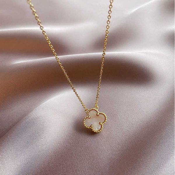 korean senior four leaf necklace women's summer 2022 new fashion small crowd design collarbone chain cold wind luxuryqmba, Silver
korean senior four leaf necklace women's summer 2022 new fashion small crowd design collarbone chain cold wind luxuryqmba, Silver