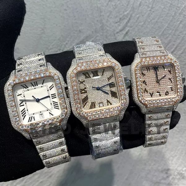 luxury mens watch for men movement watches designer watches moissanite vvs diamond man watch montre luxe iced out automatic watch women orol, Slivery;brown
luxury mens watch for men movement watches designer watches moissanite vvs diamond man watch montre luxe iced out automatic watch women orol, Slivery;brown