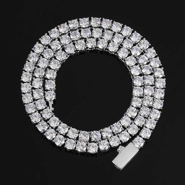 chao brand spring buckle tennis chain zircon necklace single row diamond hip hop men's necklace jewelry, Silver
chao brand spring buckle tennis chain zircon necklace single row diamond hip hop men's necklace jewelry, Silver