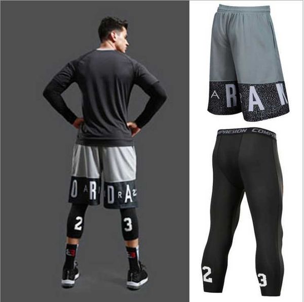 men's shorts no. 23 tight high elastic leggings male quick-drying breathable fitness running five-point sports shorts basketball pants, White;black
men's shorts no. 23 tight high elastic leggings male quick-drying breathable fitness running five-point sports shorts basketball pants, White;black