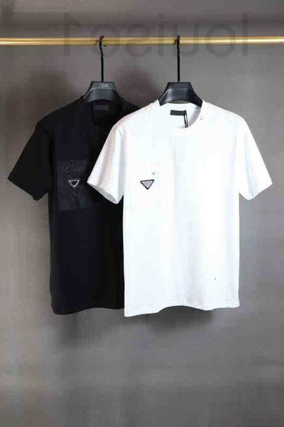 men's t-shirts popular22ss designers tee mens womens t shirts nylon triangle letters pocket paris fashion t-shirt short sleeve tshirts, White;black
men's t-shirts popular22ss designers tee mens womens t shirts nylon triangle letters pocket paris fashion t-shirt short sleeve tshirts, White;black