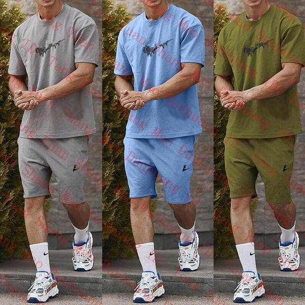 mens tracksuits tshirt sets luxury designer mens tshirts and shorts 2 pieces set tracksuit jogger sportswear summer streetwear fitness sport, Gray
mens tracksuits tshirt sets luxury designer mens tshirts and shorts 2 pieces set tracksuit jogger sportswear summer streetwear fitness sport, Gray