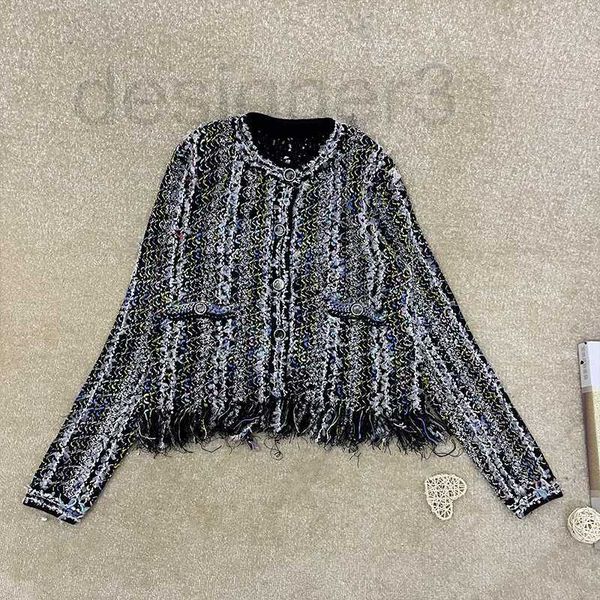 women's jackets designer early spring and summer new chic color tassel hollow out slim fitting cardigan round neck long sleeve short co, Black;brown
women's jackets designer early spring and summer new chic color tassel hollow out slim fitting cardigan round neck long sleeve short co, Black;brown