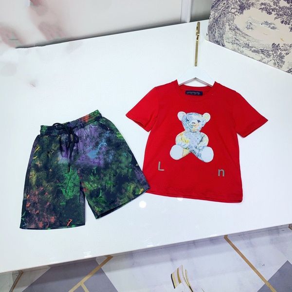 two piece short set baby sets kids designer graffiti bear kid designer t shirt luxury brand toddler tshirt girls boys tee summer newborn wit, White
two piece short set baby sets kids designer graffiti bear kid designer t shirt luxury brand toddler tshirt girls boys tee summer newborn wit, White
