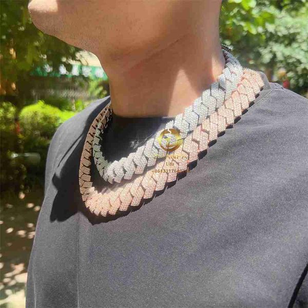 buss down hip hop heavy 20mm 3 rows iced out jewelry cuban chain necklace moissanite cuban chain, Silver
buss down hip hop heavy 20mm 3 rows iced out jewelry cuban chain necklace moissanite cuban chain, Silver