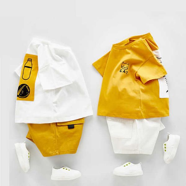 new summer baby boys girls clothes suits kid infant cute cartoon t-shirtwithbig pocket shorts toddler clothes sets p230331, White
new summer baby boys girls clothes suits kid infant cute cartoon t-shirtwithbig pocket shorts toddler clothes sets p230331, White