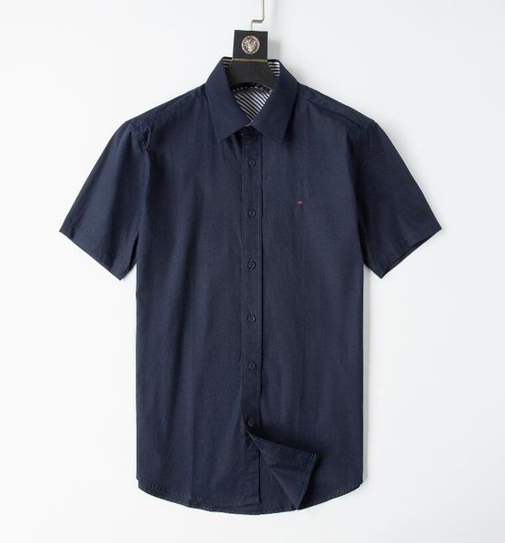 2023 new wholesale summer brand short sleeve lapel business casual men's designer short sleeve shirt, White;black
2023 new wholesale summer brand short sleeve lapel business casual men's designer short sleeve shirt, White;black