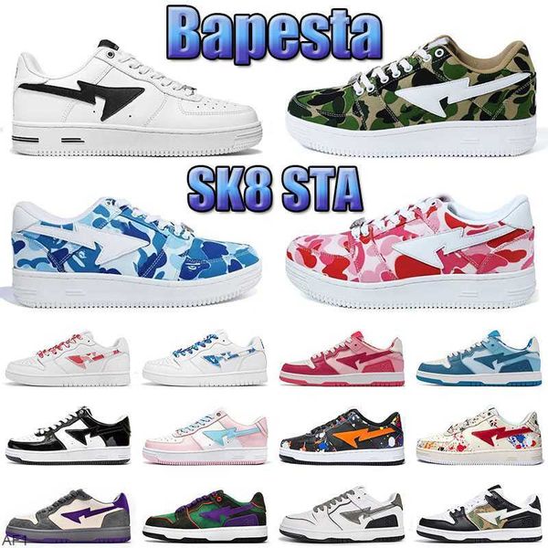 bapestas baped mens casual shoes bapesta sk8 sta designer camo black white green red orange camouflage men women trainers off sports sneaker
bapestas baped mens casual shoes bapesta sk8 sta designer camo black white green red orange camouflage men women trainers off sports sneaker