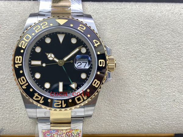 clean maker super quality mens watch cal.3186 movement 40mm gmt ceramic black two-tone gold stainless mechanical automatic men's wristw, Slivery;brown
clean maker super quality mens watch cal.3186 movement 40mm gmt ceramic black two-tone gold stainless mechanical automatic men's wristw, Slivery;brown