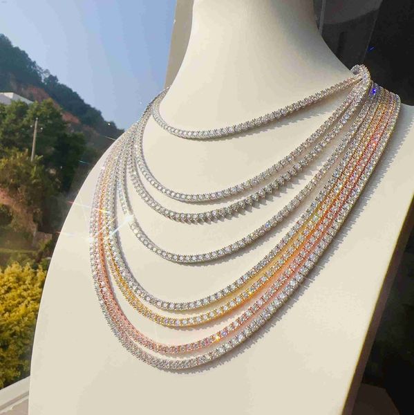 fine hip hop jewelry 3mm 925 sterling silver vvs tennis chain moissanite iced out tennis chain for men women
fine hip hop jewelry 3mm 925 sterling silver vvs tennis chain moissanite iced out tennis chain for men women