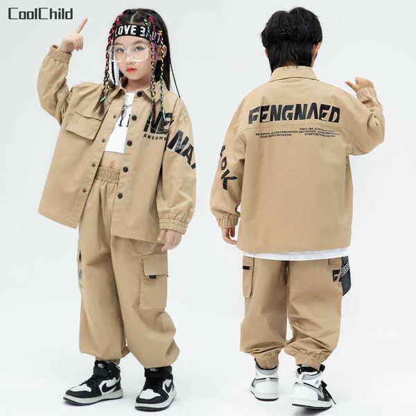 boys street dance loose jacket khaki cargo pants girls hip hop shirt clothes sets child joggers kids streetwear jazz costumes p230331, White
boys street dance loose jacket khaki cargo pants girls hip hop shirt clothes sets child joggers kids streetwear jazz costumes p230331, White