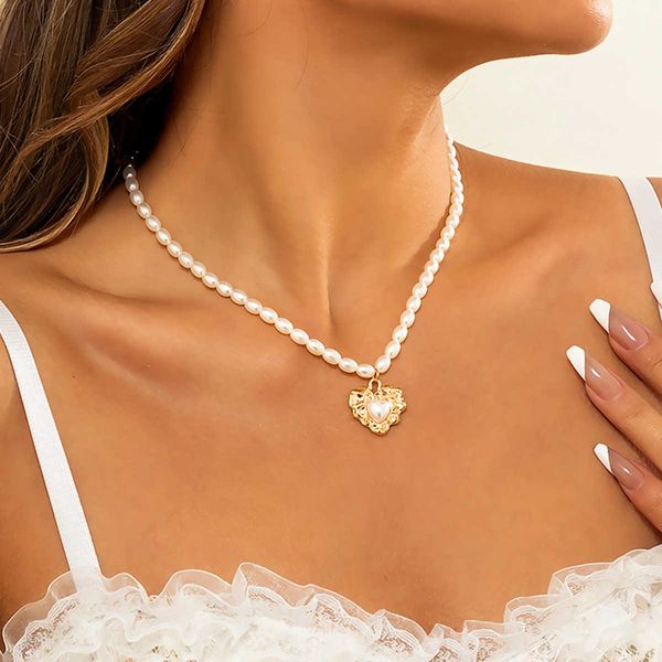 jewelry small fragrant corn grain pearl love clavicle woven simple beaded chain necklace, Silver
jewelry small fragrant corn grain pearl love clavicle woven simple beaded chain necklace, Silver