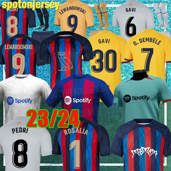 22 23 24 gavi #6 rosalia fourth shirt barcelonas yellow soccer jerseys pedri camiseta de futbol 2022 2023 fc fati football shirt men barca k, Black;yellow
22 23 24 gavi #6 rosalia fourth shirt barcelonas yellow soccer jerseys pedri camiseta de futbol 2022 2023 fc fati football shirt men barca k, Black;yellow