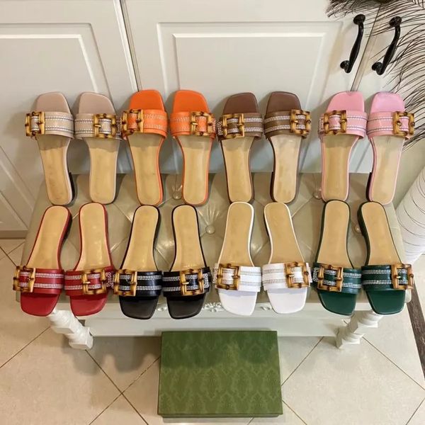 slipper shoes luxury designer shoes leather ladies sandal summer flat shoes new style slippers private model bamboo knot buckle cow leather, Black
slipper shoes luxury designer shoes leather ladies sandal summer flat shoes new style slippers private model bamboo knot buckle cow leather, Black