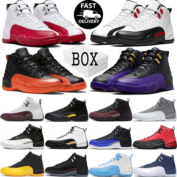 with box 12s Cherry basketball shoes 12 for men trainers Black Taxi Stealth Hyper Royal University Gold flu game Indigo Bowl Bulls Dark Grey Floral sports sneaers 40-47, Gamma blue
with box 12s Cherry basketball shoes 12 for men trainers Black Taxi Stealth Hyper Royal University Gold flu game Indigo Bowl Bulls Dark Grey Floral sports sneaers 40-47, Gamma blue