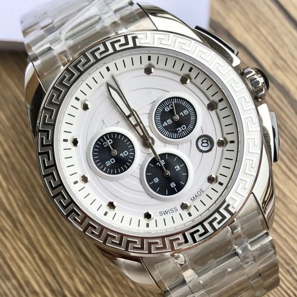designer watch men's quartz watch silver stainless steel case 42mm original super quartz electronic movement multifunctional timing spo, Slivery;brown
designer watch men's quartz watch silver stainless steel case 42mm original super quartz electronic movement multifunctional timing spo, Slivery;brown