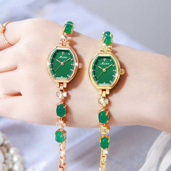 new female designer jade badge bracelet women watch luxury fashion personality mineral reinforced glass mirror women waterproof watch, Slivery;golden
new female designer jade badge bracelet women watch luxury fashion personality mineral reinforced glass mirror women waterproof watch, Slivery;golden