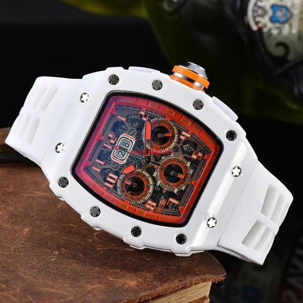 r2023 6-pin automatic dating watch limited edition brand luxury full function quartz watch silicone strap, Slivery;golden
r2023 6-pin automatic dating watch limited edition brand luxury full function quartz watch silicone strap, Slivery;golden