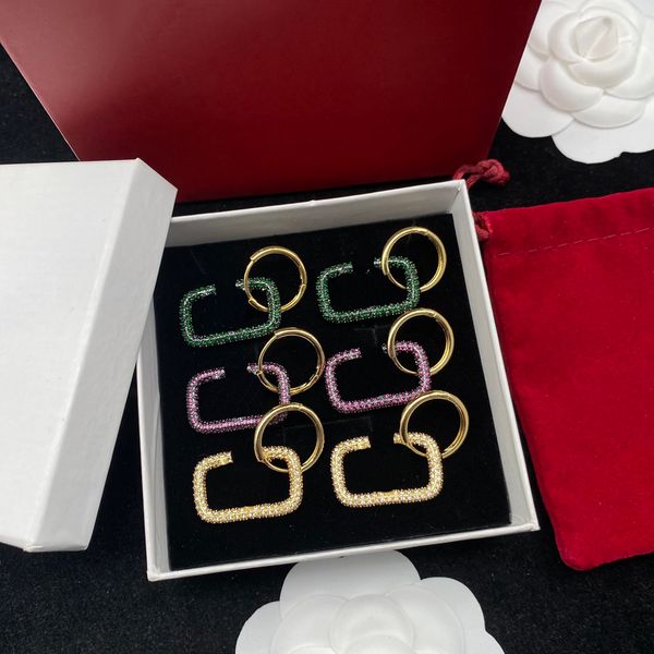 fashion designer brand stud earring green purple gold iconic letter exquisite simple niche style for women daily life holiday earrings, Golden;silver
fashion designer brand stud earring green purple gold iconic letter exquisite simple niche style for women daily life holiday earrings, Golden;silver