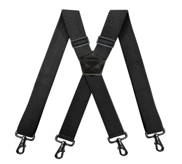 mens heavy duty work suspenders 38cm wide xshape with 4 swivel snap hooks adjustable elastic biker snowboard trouser braces3655687, Black;white
mens heavy duty work suspenders 38cm wide xshape with 4 swivel snap hooks adjustable elastic biker snowboard trouser braces3655687, Black;white