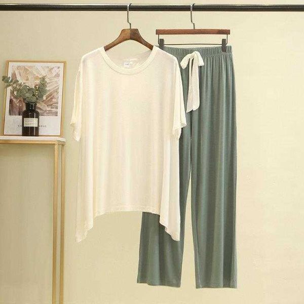 plus size pajamas womens summer thin modal round neck loose and simple suit short
plus size pajamas womens summer thin modal round neck loose and simple suit short