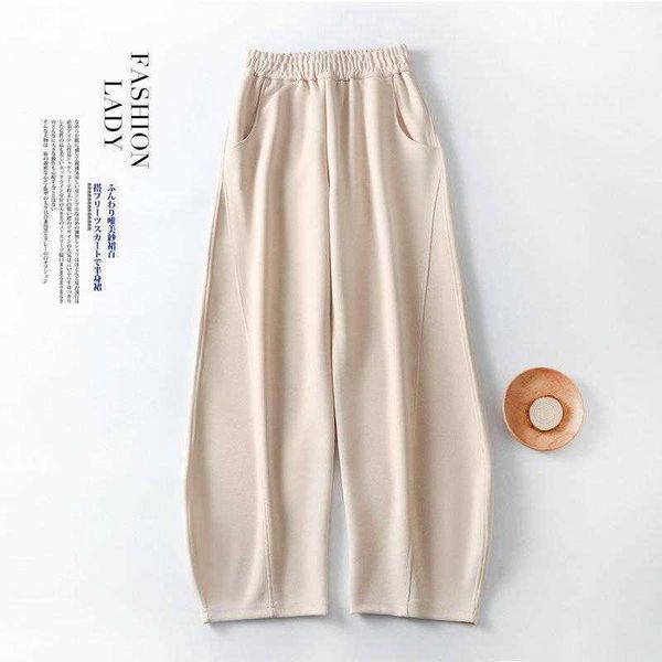high street banana pants womens spring and autumn waist wide leg loose slimming, Black;white
high street banana pants womens spring and autumn waist wide leg loose slimming, Black;white