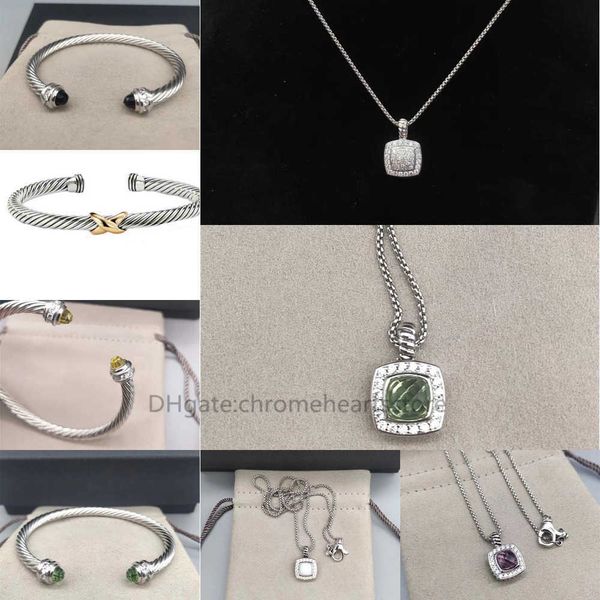 Bracelet Dy Twisted designer Necklace Pearl Head Women diamond Fashion Versatile Twist Bracelets luxury 925 sterling silver jewelry Platinum Plated Hot Sales gift
Bracelet Dy Twisted designer Necklace Pearl Head Women diamond Fashion Versatile Twist Bracelets luxury 925 sterling silver jewelry Platinum Plated Hot Sales gift