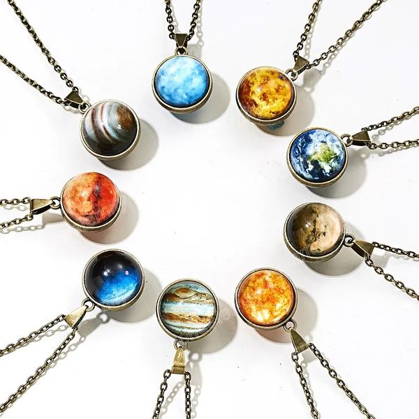 fashion glow necklace eight planets vintage pendant necklace fashion accessories, Silver
fashion glow necklace eight planets vintage pendant necklace fashion accessories, Silver