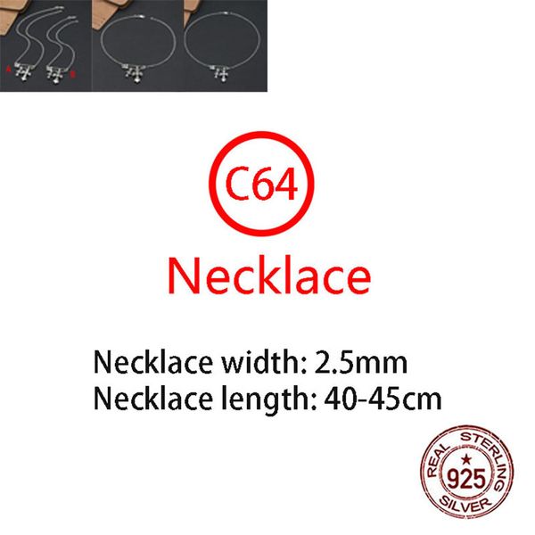 c64 s925 sterling silver necklace personality 2 cross flower pendant pin letter punk style hip hop vintage chain jewelry gift for lover
c64 s925 sterling silver necklace personality 2 cross flower pendant pin letter punk style hip hop vintage chain jewelry gift for lover