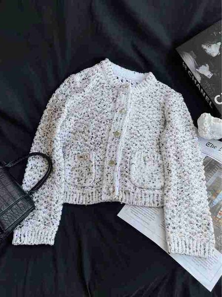 women's jackets designer spring 2023 new style chic beaded sequins full sky star hollow cardigan coat hjt2, Black;brown
women's jackets designer spring 2023 new style chic beaded sequins full sky star hollow cardigan coat hjt2, Black;brown