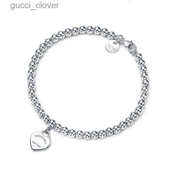 bangle charm bracelets tiff 100% 925 silver 4mm round bead love heart-shaped bracelet female thickened bottom plating for girlfriend souveni, Black
bangle charm bracelets tiff 100% 925 silver 4mm round bead love heart-shaped bracelet female thickened bottom plating for girlfriend souveni, Black